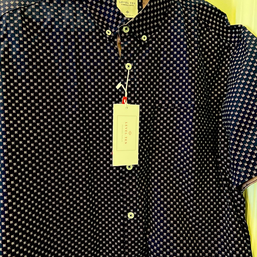 Blue Men’s Dress Shirt